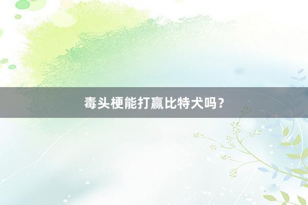 毒头梗能打赢比特犬吗？
